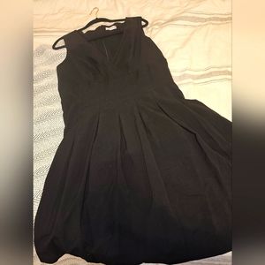CALVIN KLEIN full skirt little black dress